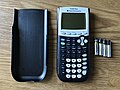 TI-84 Plus, batteries, and cover