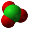 The chlorate ion