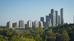 Skyline of Mimico in 2025