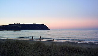 Table Cape as seen at dusk