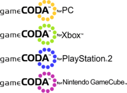 Logos showing each platform that supports gameCODA