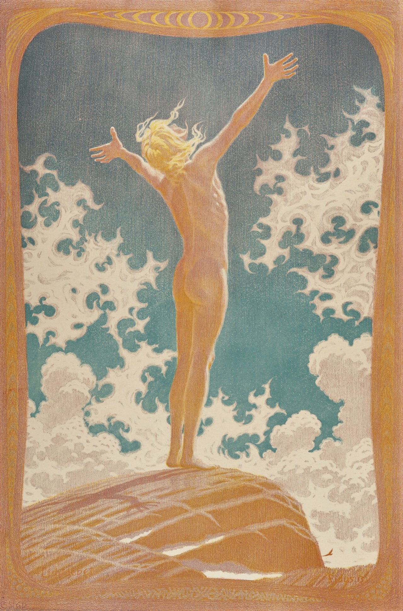 Fidus - Lichtgebet, Farblithographie 1913.jpg