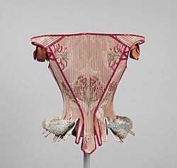 European corset from the mid-late 18th century