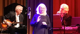 Slapp Happy, November 2016 l to r: Peter Blegvad, Dagmar Krause, Anthony Moore