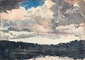 The Lone Boat, North Woods Club, Adirondacks (1892) by Winslow Homer