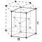 Hexagonal close packed crystal structure for osmium