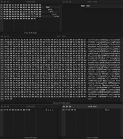 Text clipping resource fork contents.
