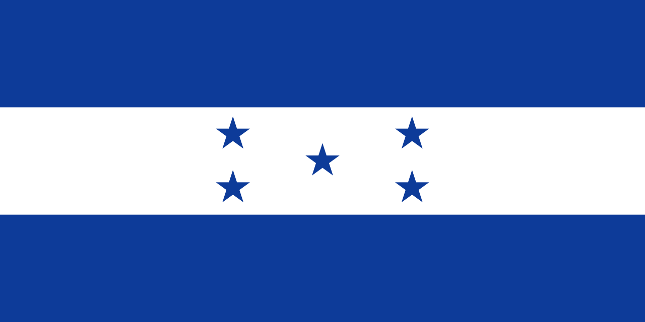 Flag of Honduras (1949–2022, 2026–present).svg