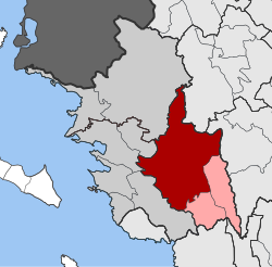 Location within the regional unit