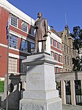 Statue of Francis Ormond by Ball on the Melbourne RMIT University City Campus.