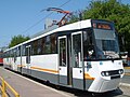 V3A-CH-PPC partial low-floor tram. The other variant is V3A-2010-CA with AC motors.