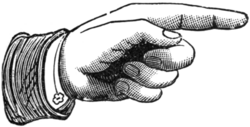 printed hand and cuff