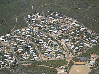 Aerial shot of Gracetown