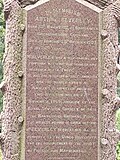 Headstone of Arthur Beverly located in North Cemetery, Dunedin, New Zealand