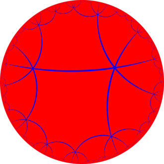 Order-6 hexagonal tiling