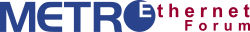 Logo of the Metro Ethernet Forum as of 2003