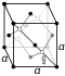 Diamond cubic crystal structure for gray (α): tin