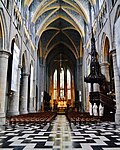 Saint Paul's Cathedral in Liège, the vault of the nave