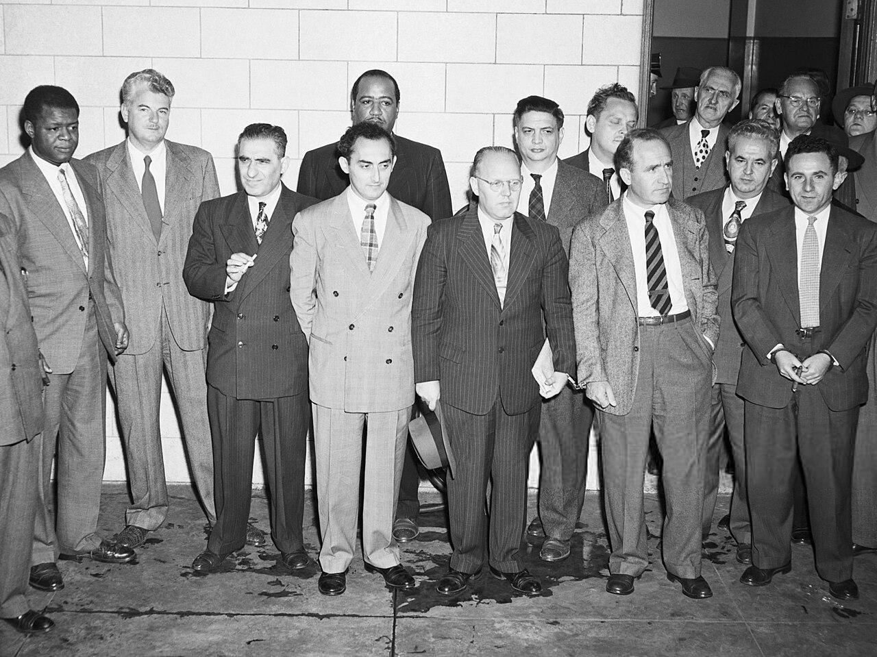 Convicted Communists Pose Outside Court 1949 Crop.jpg