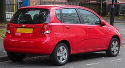 Chevrolet Kalos 5-door hatchback (T200, facelift)