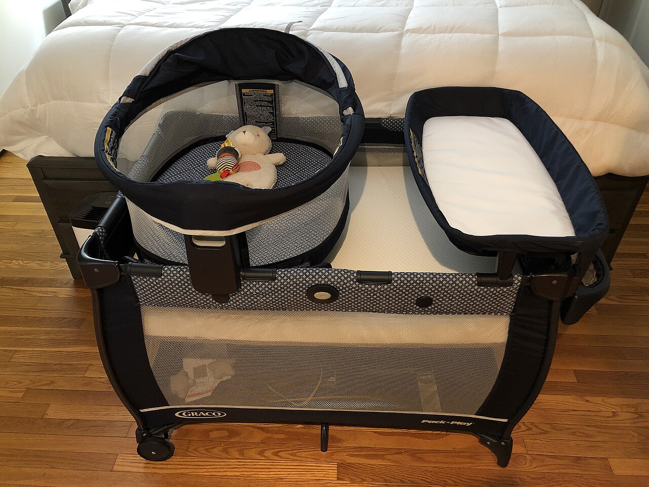 2022-11-20 23 49 56 A crib, bassinet and changing table in the Mountainview section of Ewing Township, Mercer County, New Jersey.jpg