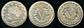 V-Nickel - with/without FIVE CENTS.
