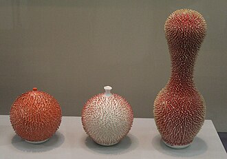 Porcelain vases by Yun Jucheol, Korea, 2015–2016