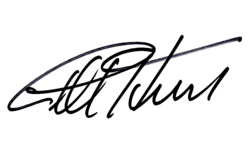Signature of Geoff Hurst