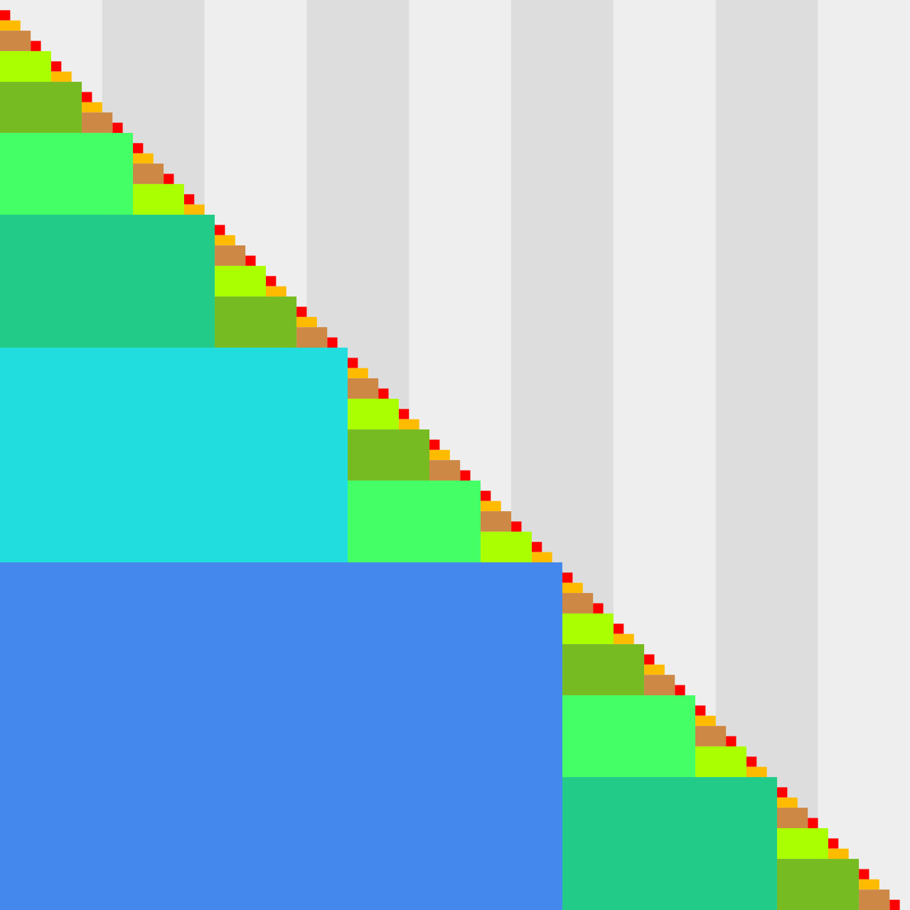 Zeckendorf representations 89px.svg