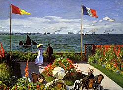 Claude Monet, Terrace at Sainte-Adresse, purchased from Agnew's by the Metropolitan Museum of Art, New York, 1967.