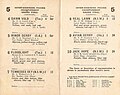 Racebook showing starters & the winner, Avian Derby
