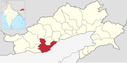 Location of Papum Pare district