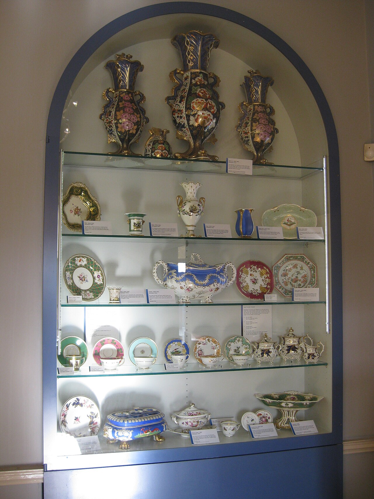 Rockingham Pottery Display, Clifton Park Museum.jpg
