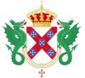 Coat of arms of the House of Braganza.