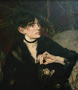 Portrait of Berthe Morisot with a Fan (1874) – Édouard Manet