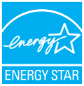 Blue-and-white Energy Star certification