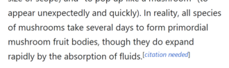Example of "citation needed" in an English Wikipedia article