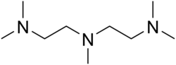 Skeletal formula of PMDTA