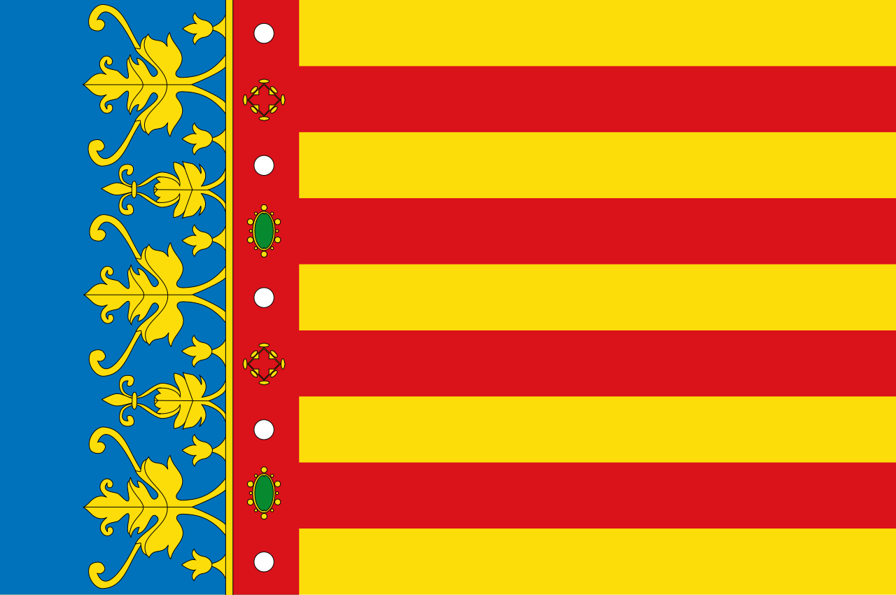 Flag of the Valencian Community (2x3).svg