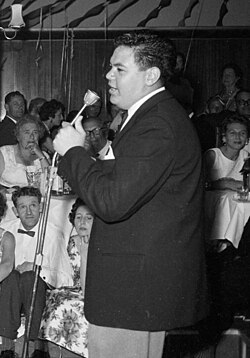 May performing in Auckland in 1961