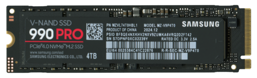 Frontside of a M.2 NVMe SSD