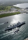 Shenzhen in Apra Harbor, Guam on 22 October 2003.