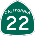 State Route 22 marker