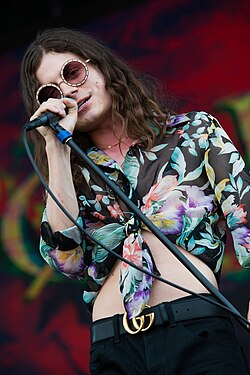 Børns performing at day two of Boston Calling, May 2016