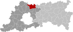 Location of Zemst in Flemish Brabant