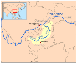 Wu River in Guizhou
