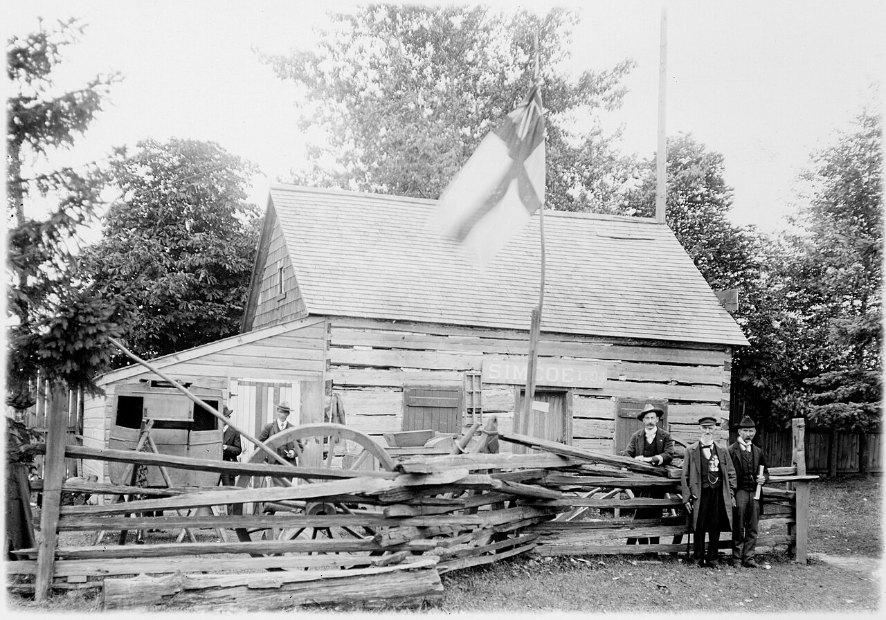 Canadian National Exhibition grounds- Scadding Cabin, 1903, which was moved to this site by York Pioneer and Historical Society (I0026449).jpg