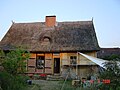 Loam-timber-framed 1707 house, under restoration (Biesenthal, Germany, 2006)
