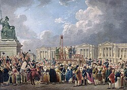 Execution on the future Place de la Concorde
