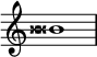 {
\omit Score.TimeSignature \relative c'' {
  \tweak Accidental.stencil #ly:text-interface::print \tweak Accidental.text \markup { \concat { \doublesharp \doublesharp }}beses1
} }